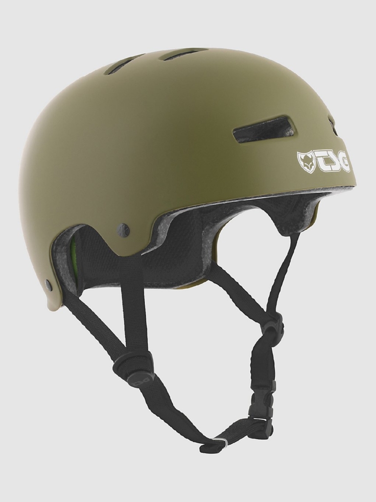 TSG Evolution Solid Color Helm Satin Olive