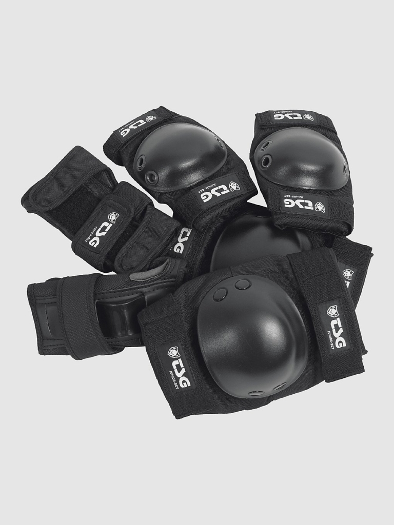 TSG Junior-Set Kids Beschermers Zwart