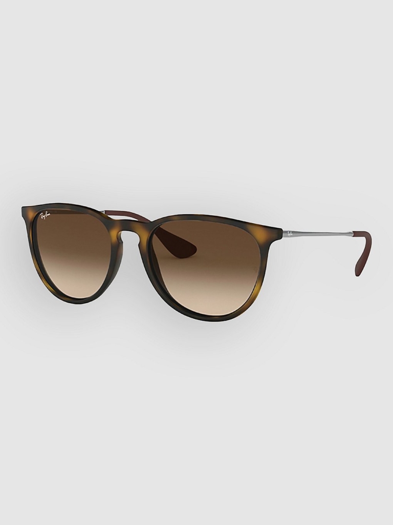Ray-Ban Erika Rubber Havana Zonnebrillen Poly Bruin Gradient