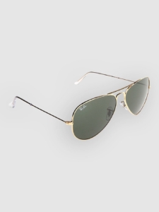 Ray-Ban Aviator Large Metal Gold Solid Zonnebrillen