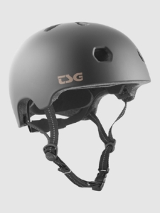 TSG Meta Solid Color Helm Satin Zwart