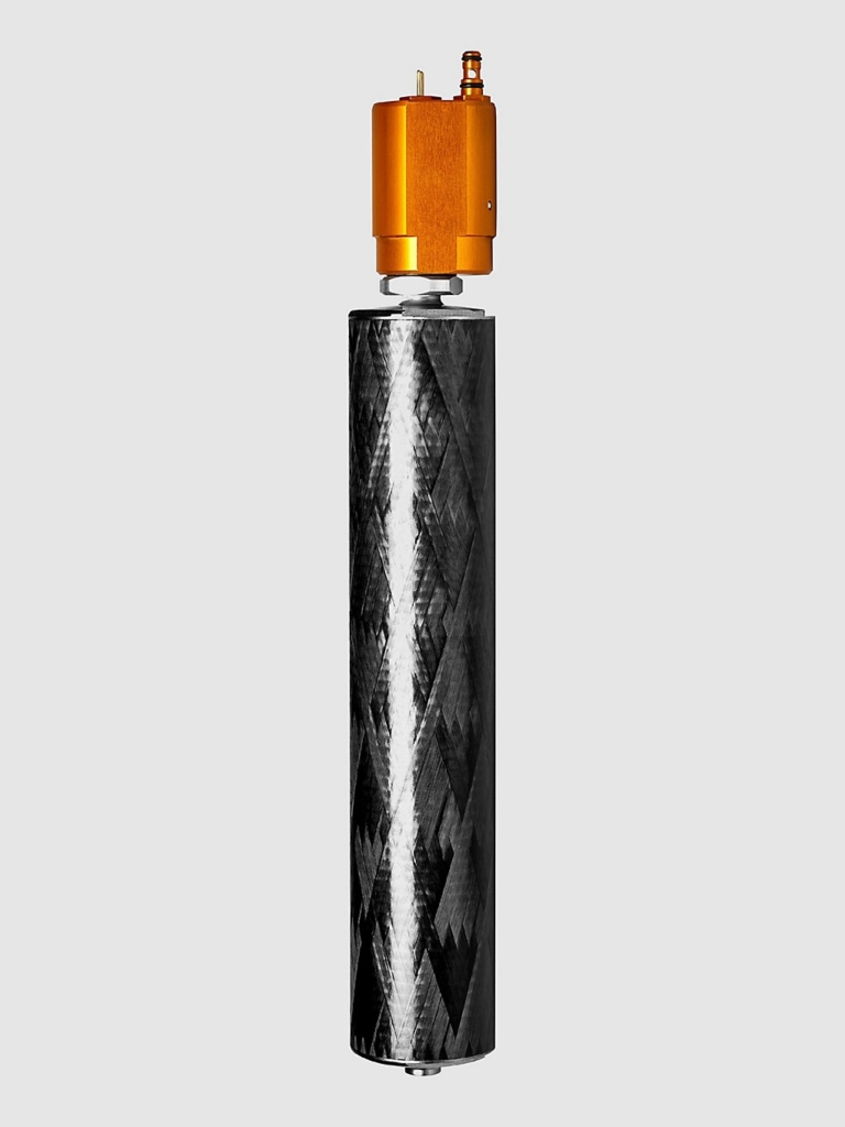 ABS P.RIDE Carbon Inflator Zilver