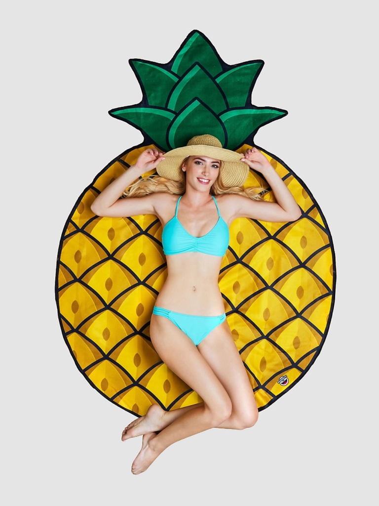 Big Mouth Toys Giant Beach Handdoek patroon Pineapple