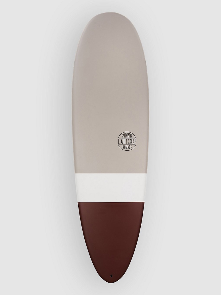 Light Minilog Epoxy Us+Future 6′ Surfboard patroon Grijs