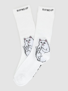 RIPNDIP Lord Nermal Socks Socks Wit
