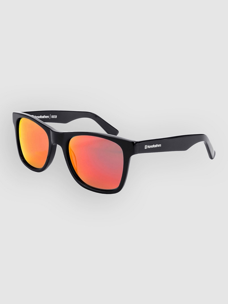 Horsefeathers Foster Gloss Black Mirror Rood