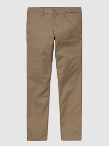 Carhartt WIP Sid Broek Lederen Rinsed