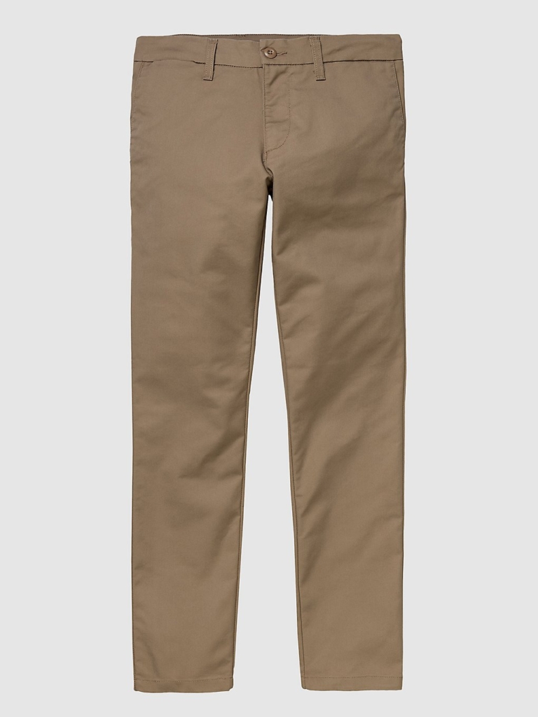 Carhartt WIP Sid Broek Lederen Rinsed