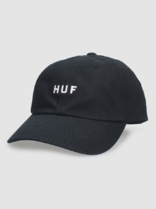 HUF Essentials OG Logo CV 6 Panel Cap Zwart