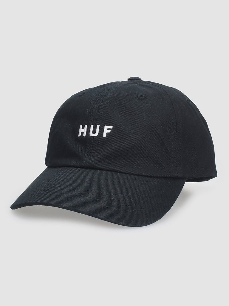 HUF Essentials OG Logo CV 6 Panel Cap Zwart