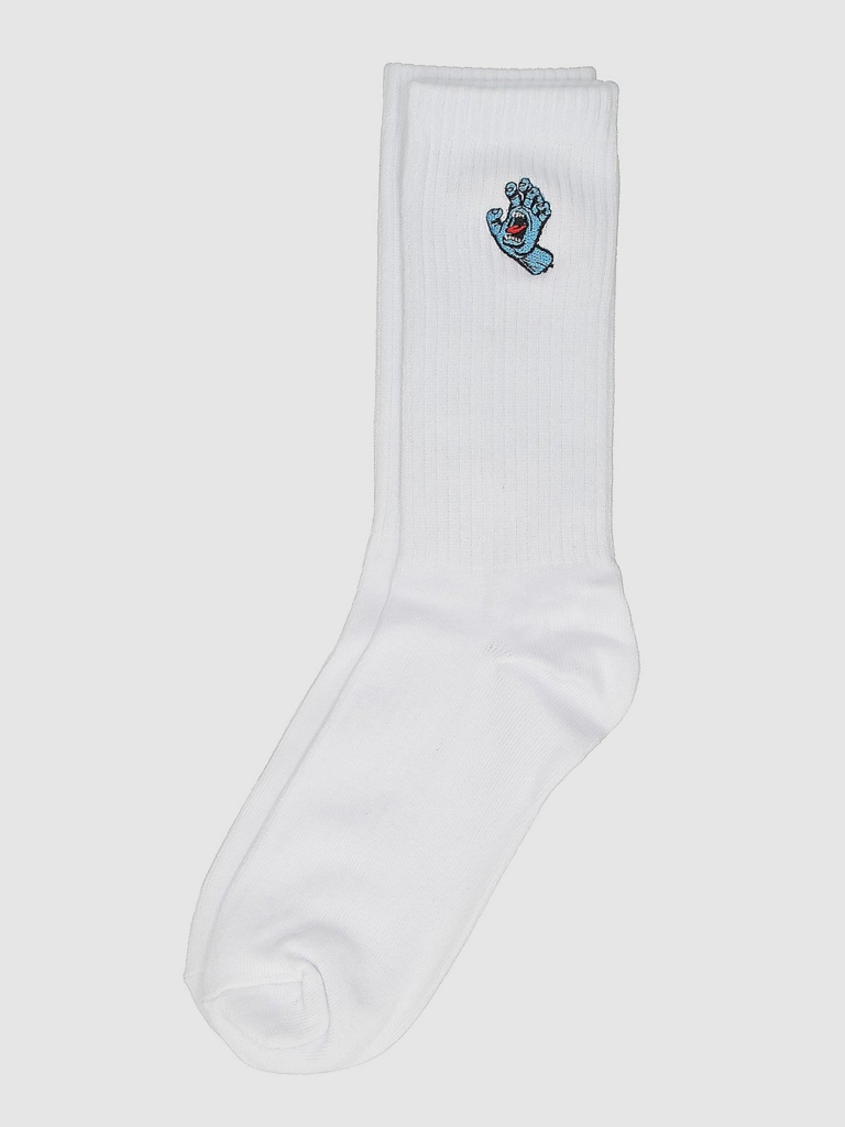 Santa Cruz Screaming Mini Hand Sokken Wit