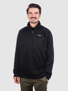 Patagonia Better 1/4 Zip Hoodie Zwart