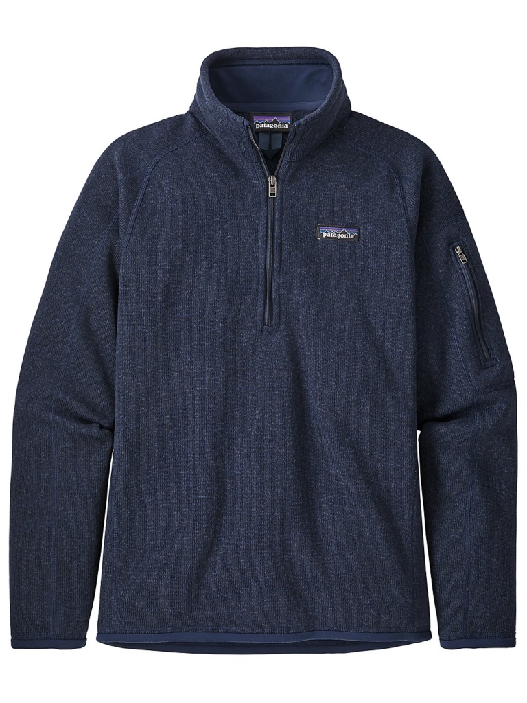 Patagonia Better Sweater 1/4 Half-Zip Fleece Trui Neo Marineblauw