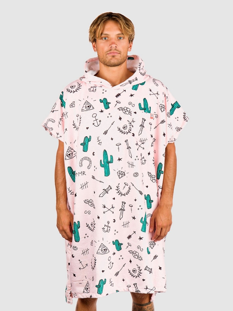 After Hype Surf Poncho Pale Roze