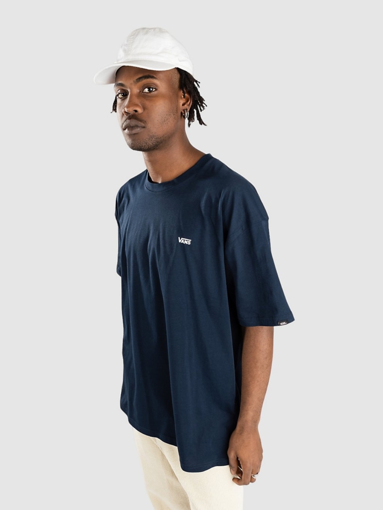 Vans Left Chest Logo T-Shirt Marineblauw