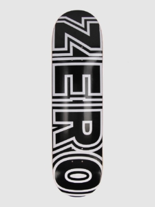 Zero Bold Black 8.25″ Skateboard Deck patroon Assorted