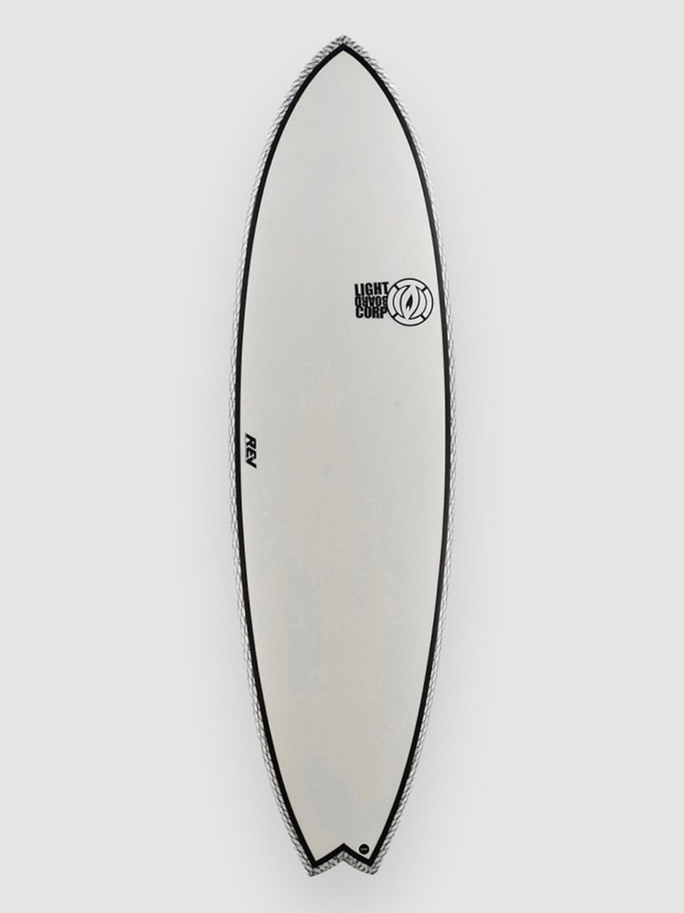 Light Microlog 2.0 Cv Pro Epoxy Future 6’4 Surfboard patroon Wit