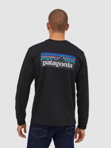 Patagonia P-6 Logo Responsibili Longsleeve Zwart