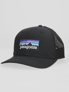 Patagonia P-6 Logo Trucker Cap Zwart