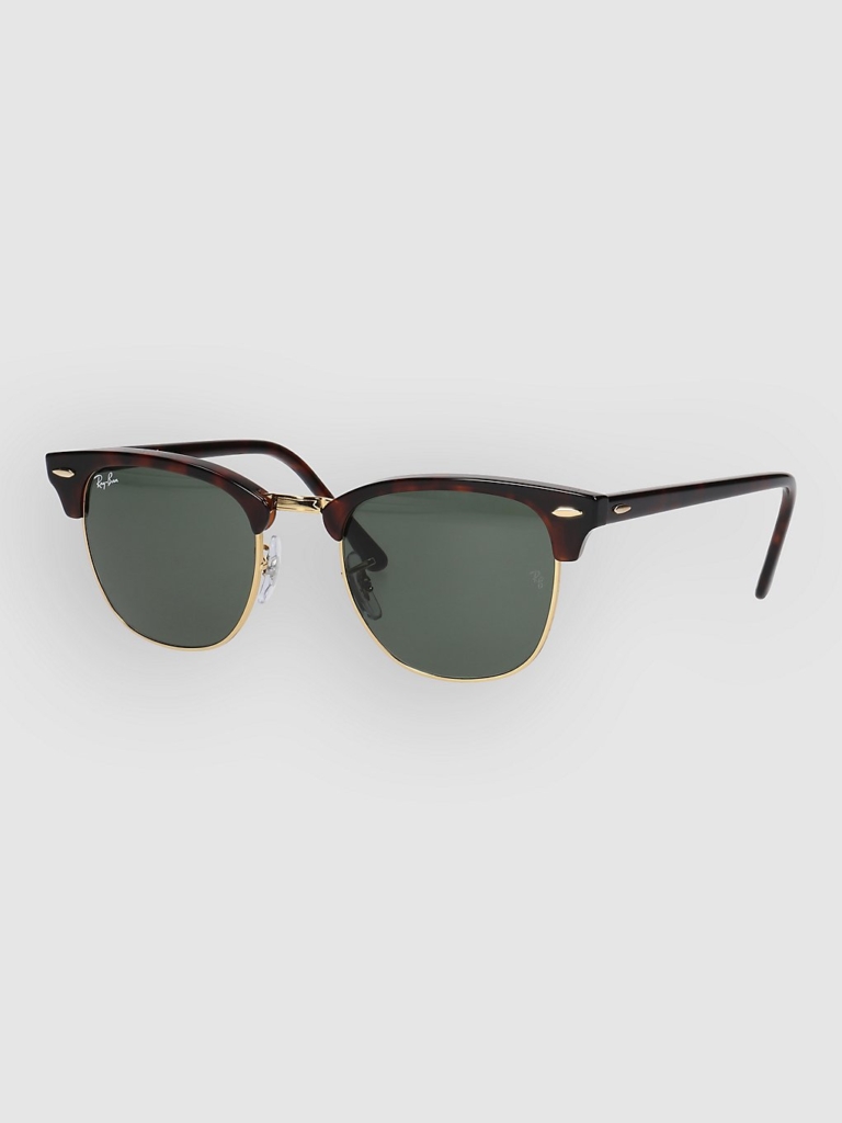 Ray-Ban Clubmaster Mock Tortoise/Arista Zonnebril Groen