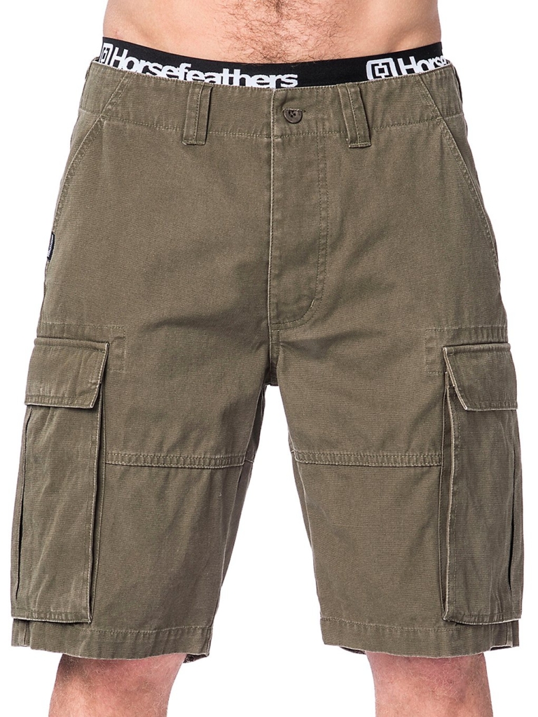 Horsefeathers Baxter Korte Broek Olive