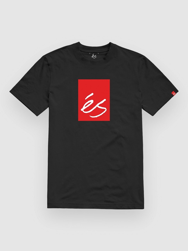 Es Main Block T-Shirt Zwart
