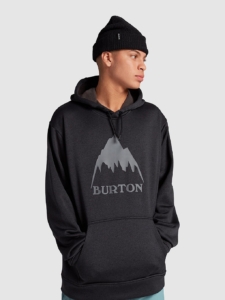 Burton Oak Hoodie True Zwart Heather