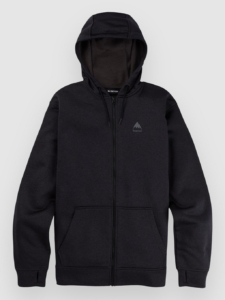 Burton Oak Zip Hoodie True Zwart Heather