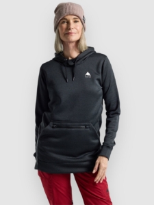 Burton Oak Long Hoodie True Zwart Heather