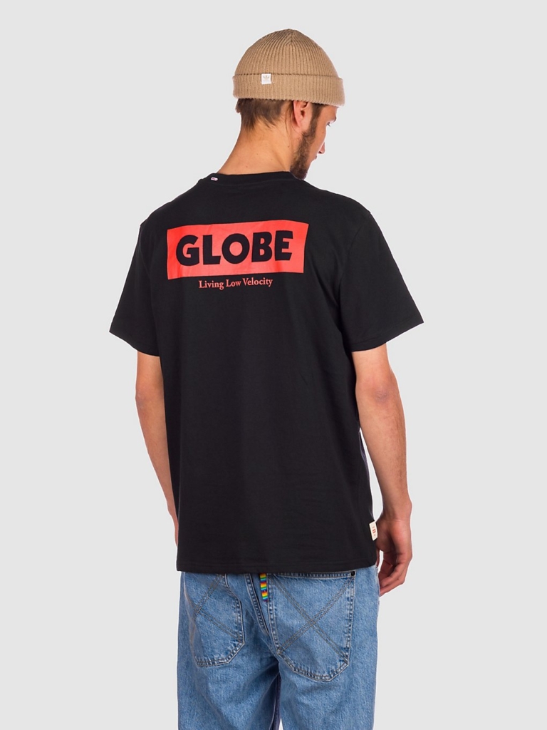 Globe Living Low Velocity T-Shirt Zwart