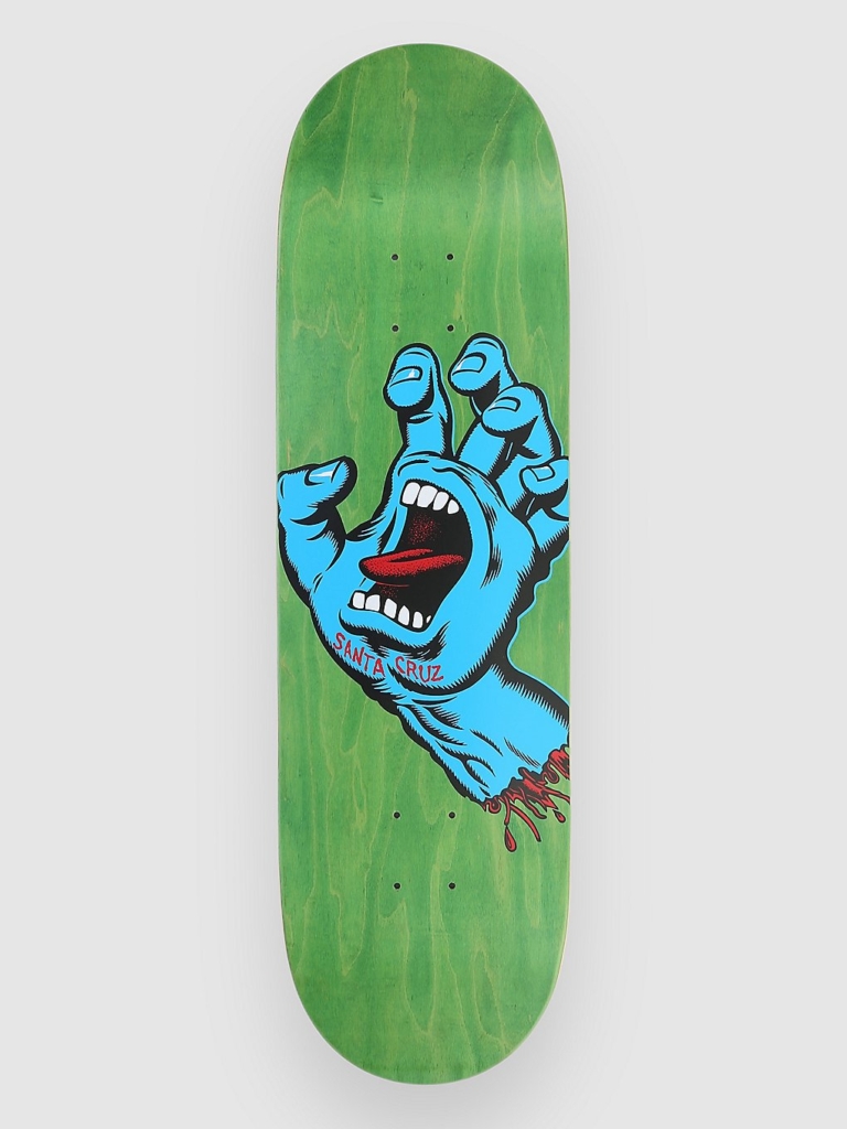 Santa Cruz Screaming Hand 8.8″ Skateboard Deck Groen