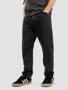 Carhartt WIP Newel Jeans Stone Washed Zwart