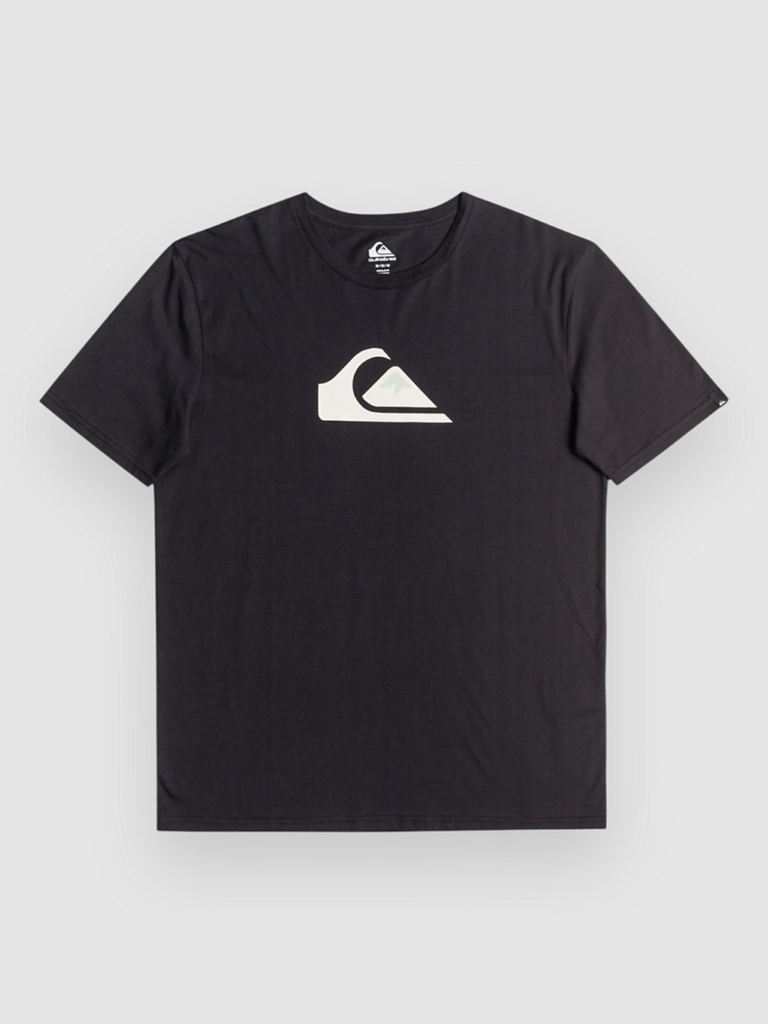 Quiksilver Comp Logo T-Shirt Zwart