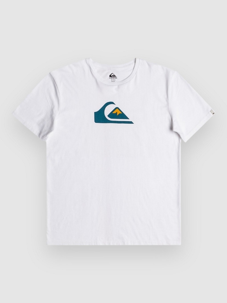 Quiksilver Comp Logo T-Shirt Wit