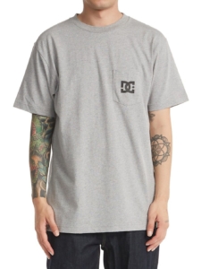 DC Star Pocket T-Shirt Grijs