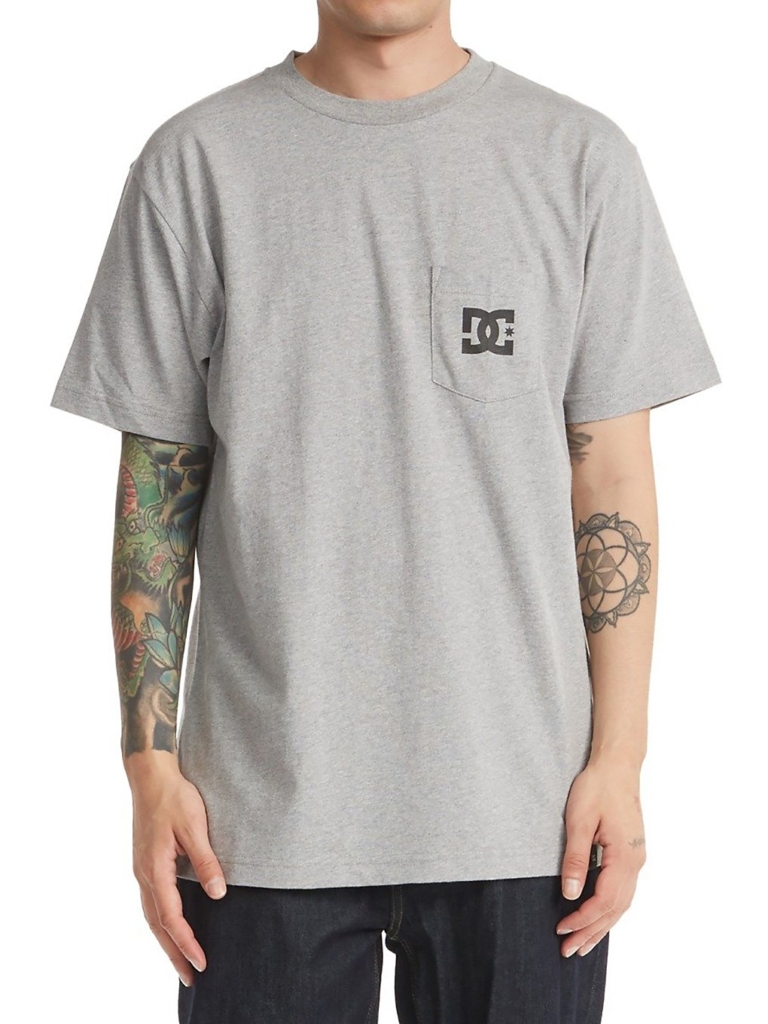 DC Star Pocket T-Shirt Grijs