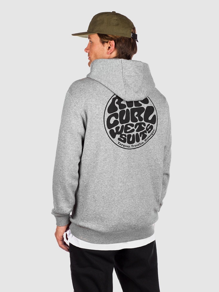 Rip Curl Wetsuit Icon Hoodie Grijs Marle