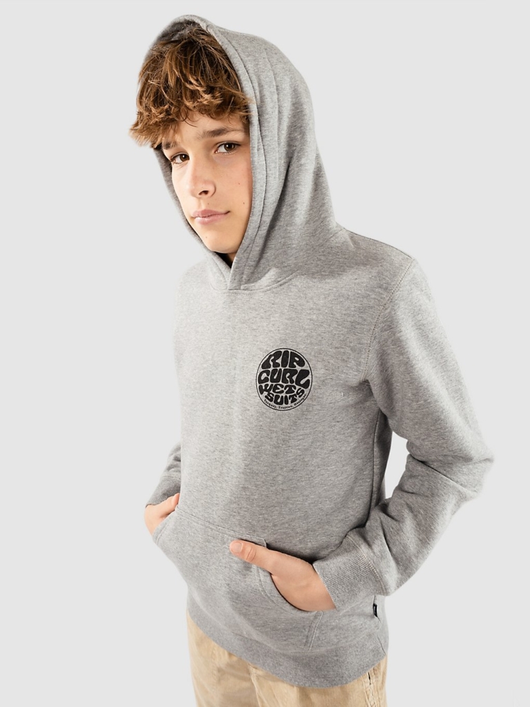 Rip Curl Wetsuit Icon Kids Hoodie Grijs Marle