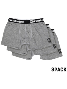 Horsefeathers Dynasty 3Pk Boxershorts Grijs