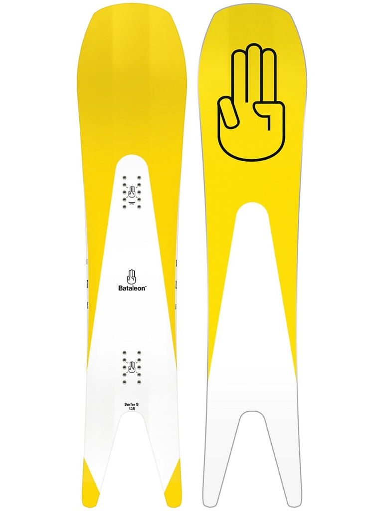 Bataleon Surfer Mini 138 Kids Snowboard patroon Uni