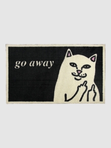 RIPNDIP Go Away Rug Zwart