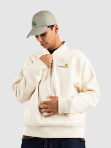 Carhartt WIP Half Zip American Script Half-Zip Sweater Natural