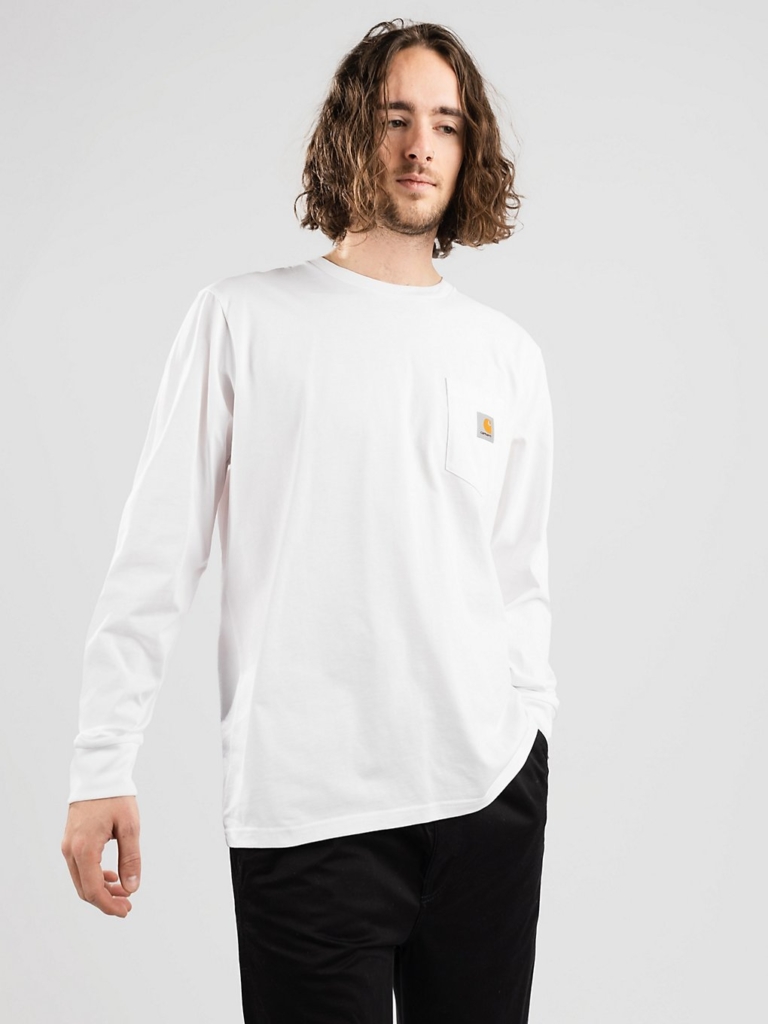 Carhartt WIP Pocket Longsleeve Wit