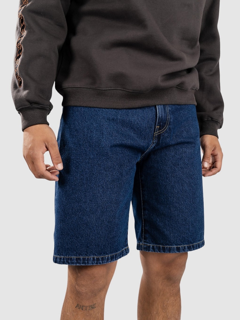 Carhartt WIP Landon Korte Broek Stone Washed Blauw