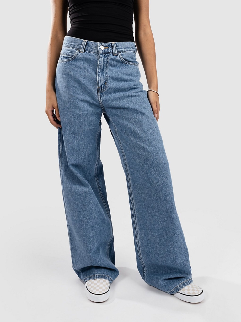 Carhartt WIP Jane Jeans Heavy Stone Wash Blauw