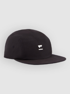 Mons Royale Ridgeline 5 Panel Cap Zwart
