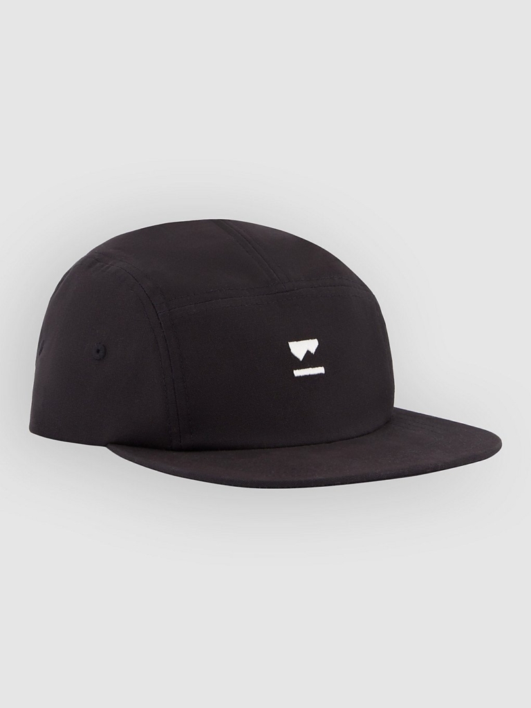 Mons Royale Ridgeline 5 Panel Cap Zwart