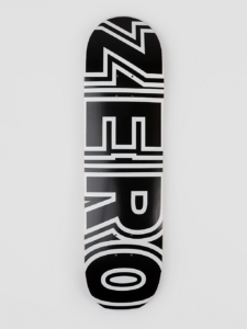Zero Bold Black 8.5″ Skateboard Deck patroon Zwart Wit