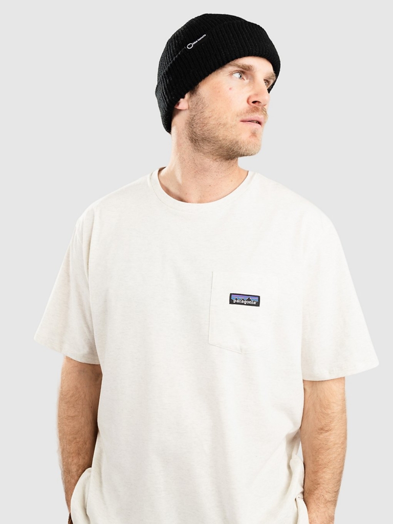 Patagonia Daily Pocket T-Shirt Birch Wit