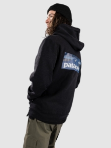 Patagonia Boardshort Logo Uprisal Hoodie Ink Zwart